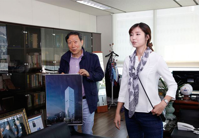 蘇州中設建設集團有限公司領(lǐng)導考察韓國建筑施工企業(yè)