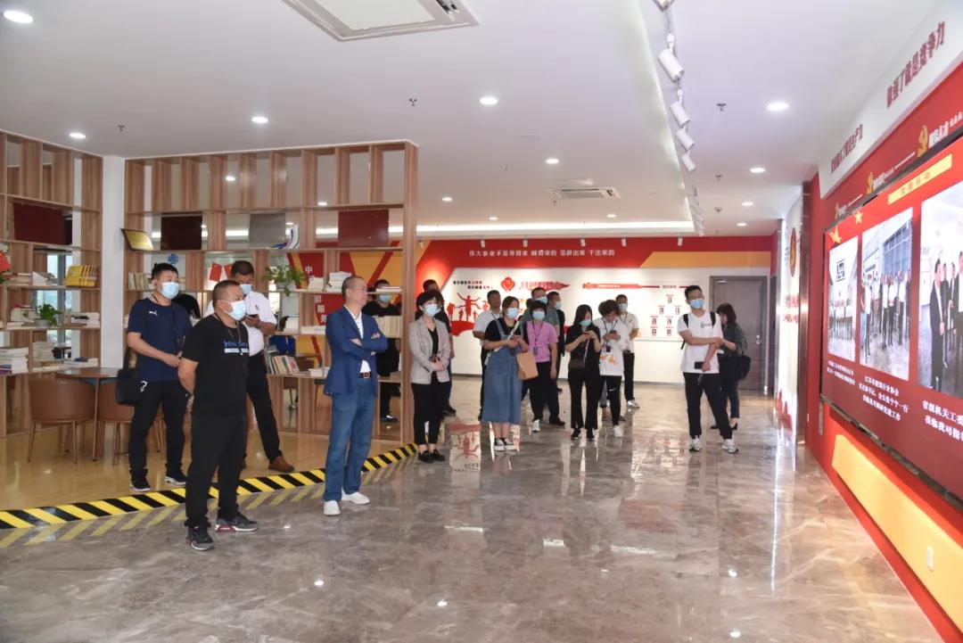 河北省廊坊市安次區委組織部“兩新”黨建代表團一行蒞臨我司考察調研